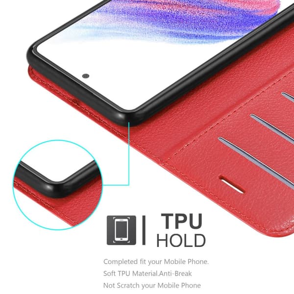 Samsung Galaxy A53 5G Plånboksfodral Fodral Skal Case med magnetisk stängning, ståfunktion och kortplats