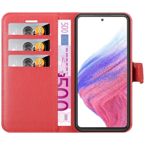 Samsung Galaxy A53 5G Plånboksfodral Fodral Skal Case med magnetisk stängning, ståfunktion och kortplats