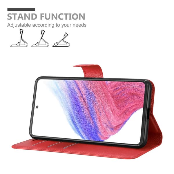Samsung Galaxy A53 5G Plånboksfodral Fodral Skal Case med magnetisk stängning, ståfunktion och kortplats