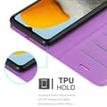 Pikkukuva 4 / 7: Samsung Galaxy M23 5G Suojakotelo Lompakkokotelo Matkapuhelinkotelo Suojakuori jossa magneettisuljenta, jalusta-toiminto ja korttitasku