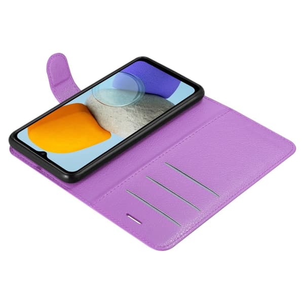 Samsung Galaxy M23 5G Suojakotelo Lompakkokotelo Matkapuhelinkotelo Suojakuori jossa magneettisuljenta, jalusta-toiminto ja korttitasku