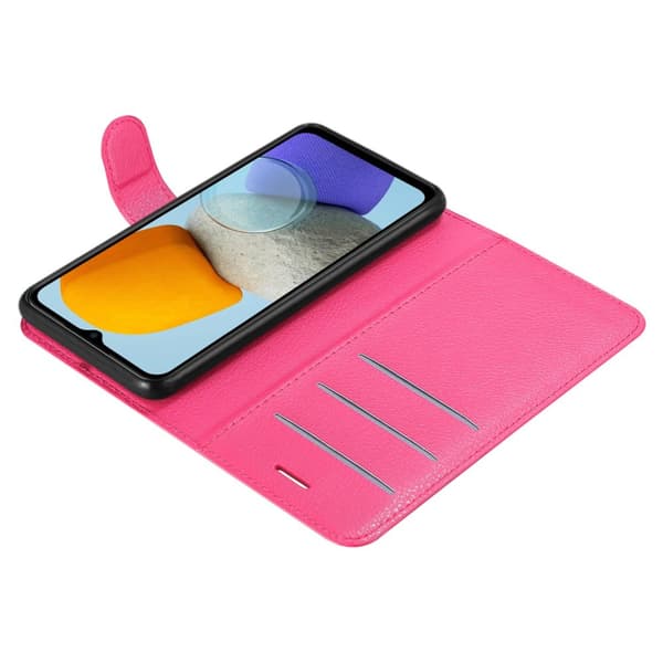 Samsung Galaxy M23 5G Suojakotelo Lompakkokotelo Matkapuhelinkotelo Suojakuori jossa magneettisuljenta, jalusta-toiminto ja korttitasku