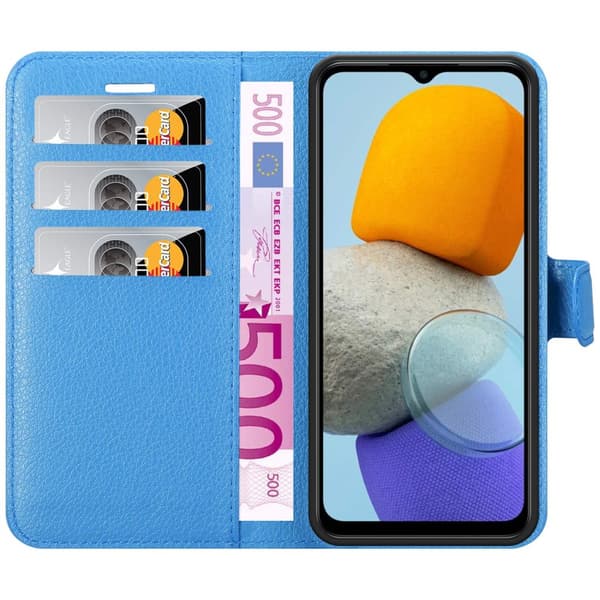 Samsung Galaxy M23 5G Suojakotelo Lompakkokotelo Matkapuhelinkotelo Suojakuori jossa magneettisuljenta, jalusta-toiminto ja korttitasku