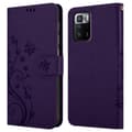 Miniatyrbild 7 av 7: Xiaomi POCO X3 GT Skal Fodral i blomdesign Mobilskydd Case Cover med magnetisk stängning, ståfunktion och kortplatser
