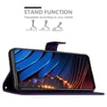 Pikkukuva 3 / 7: Xiaomi POCO X3 GT Suojakotelo Suojakuori Lompakkokotelo Matkapuhelinkotelo Kukat jossa on magneettisuljenta, jalusta-toiminto ja korttipaikat