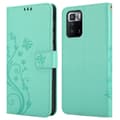 Miniatyrbild 7 av 7: Xiaomi POCO X3 GT Skal Fodral i blomdesign Mobilskydd Case Cover med magnetisk stängning, ståfunktion och kortplatser