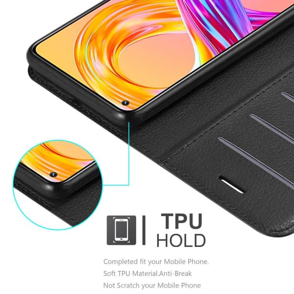 Realme 8 4G / 8 PRO Plånboksfodral Fodral Skal Case med magnetisk stängning, ståfunktion och kortplats