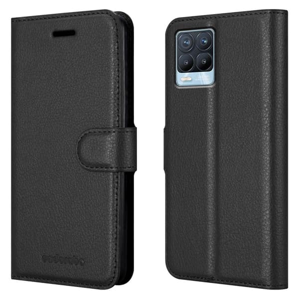 Realme 8 4G / 8 PRO Plånboksfodral Fodral Skal Case med magnetisk stängning, ståfunktion och kortplats