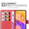 Pikkukuva 4 / 8: Realme 8 4G / 8 PRO Suojakotelo Lompakkokotelo Matkapuhelinkotelo Suojakuori jossa magneettisuljenta, jalusta-toiminto ja korttitasku