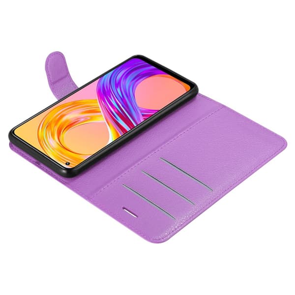 Realme 8 4G / 8 PRO Suojakotelo Lompakkokotelo Matkapuhelinkotelo Suojakuori jossa magneettisuljenta, jalusta-toiminto ja korttitasku