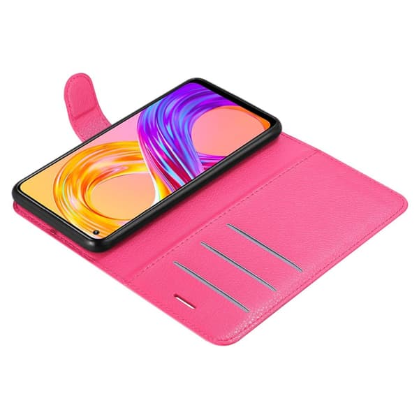 Realme 8 4G / 8 PRO Suojakotelo Lompakkokotelo Matkapuhelinkotelo Suojakuori jossa magneettisuljenta, jalusta-toiminto ja korttitasku