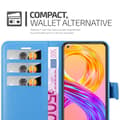 Pikkukuva 4 / 8: Realme 8 4G / 8 PRO Suojakotelo Lompakkokotelo Matkapuhelinkotelo Suojakuori jossa magneettisuljenta, jalusta-toiminto ja korttitasku