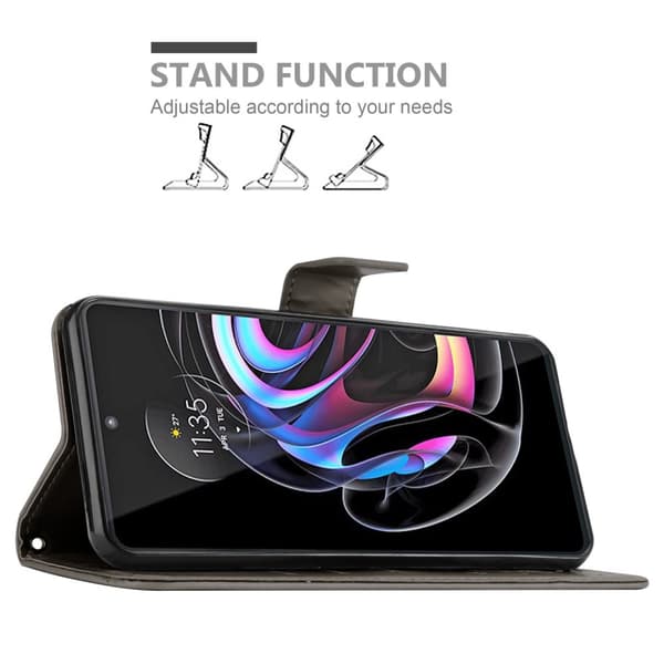 Motorola EDGE 20 PRO / EDGE S PRO Pungetui Cover Blomster ()