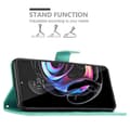 Miniatyrbillede 4 af 8: Motorola EDGE 20 PRO / EDGE S PRO Pungetui Cover Blomster ()