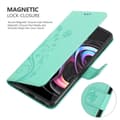 Miniatyrbillede 5 af 8: Motorola EDGE 20 PRO / EDGE S PRO Pungetui Cover Blomster ()