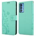 Miniatyrbillede 8 af 8: Motorola EDGE 20 PRO / EDGE S PRO Pungetui Cover Blomster ()