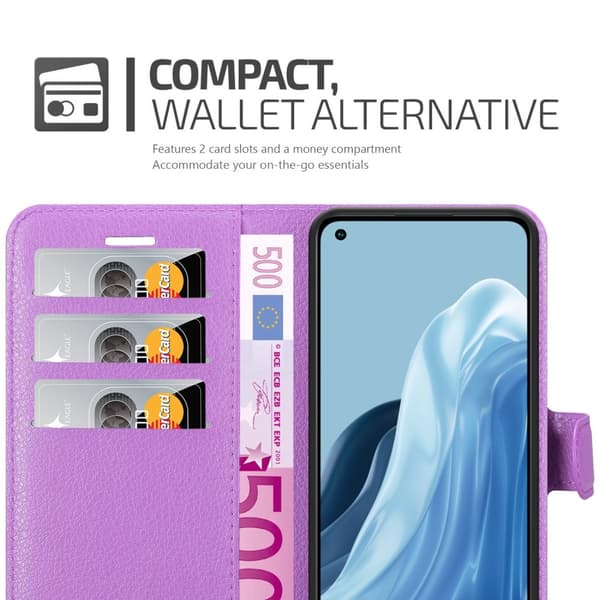 Realme 7 5G Plånboksfodral Fodral Skal Case med magnetisk stängning, ståfunktion och kortplats