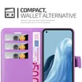 Miniatyrbild 7 av 11: Realme 7 5G Plånboksfodral Fodral Skal Case med magnetisk stängning, ståfunktion och kortplats