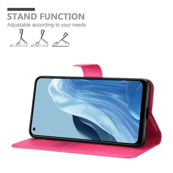 Realme 7 5G Suojakotelo Lompakkokotelo Matkapuhelinkotelo Suojakuori jossa magneettisuljenta, jalusta-toiminto ja korttitasku