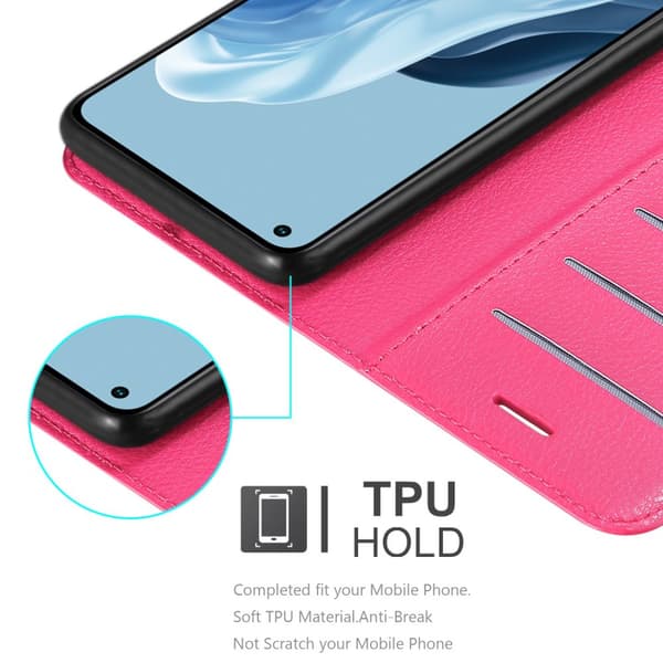 Realme 7 5G Suojakotelo Lompakkokotelo Matkapuhelinkotelo Suojakuori jossa magneettisuljenta, jalusta-toiminto ja korttitasku