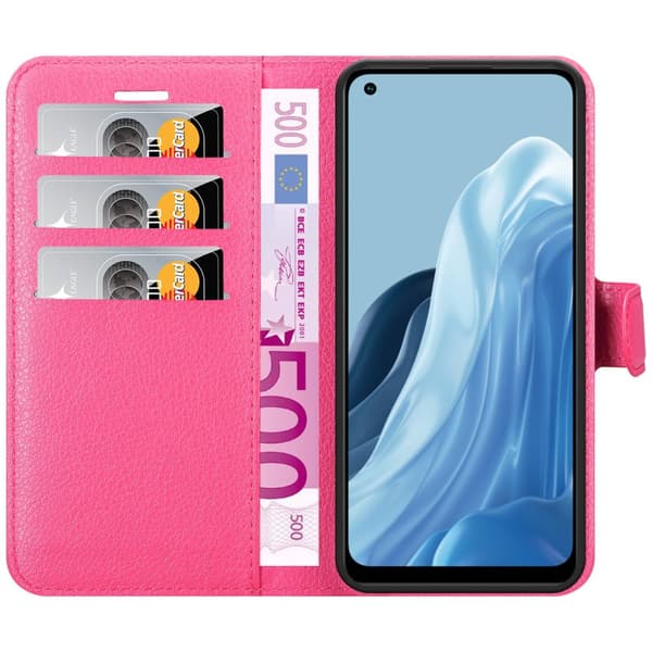 Deksel til Realme 7 5G Lommebokdeksel med magnetisk lukking, stativfunksjon og kortlomme