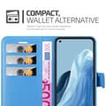 Miniatyrbild 4 av 8: Realme 7 5G Plånboksfodral Fodral Skal Case med magnetisk stängning, ståfunktion och kortplats