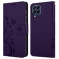 Miniatyrbilde 7 av 7: Deksel til Samsung Galaxy M53 5G Lommebokdeksel i blomster design med magnetisk lukking, stativfunksjon og kortplasser