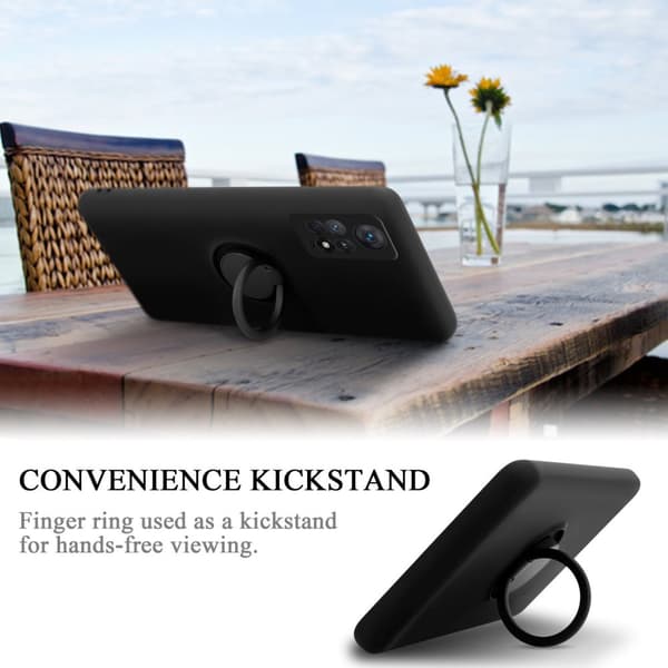 Xiaomi RedMi NOTE 11 PRO 4G / 5G Skal Fodral Mobilskydd av flexibelt TPU-silikon med ring Skyddsfodral Case Cover
