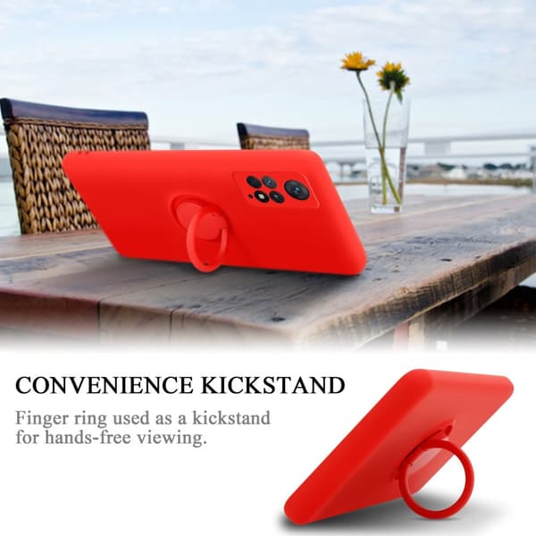 Xiaomi RedMi NOTE 11 PRO 4G / 5G Skal Fodral Mobilskydd av flexibelt TPU-silikon med ring Skyddsfodral Case Cover