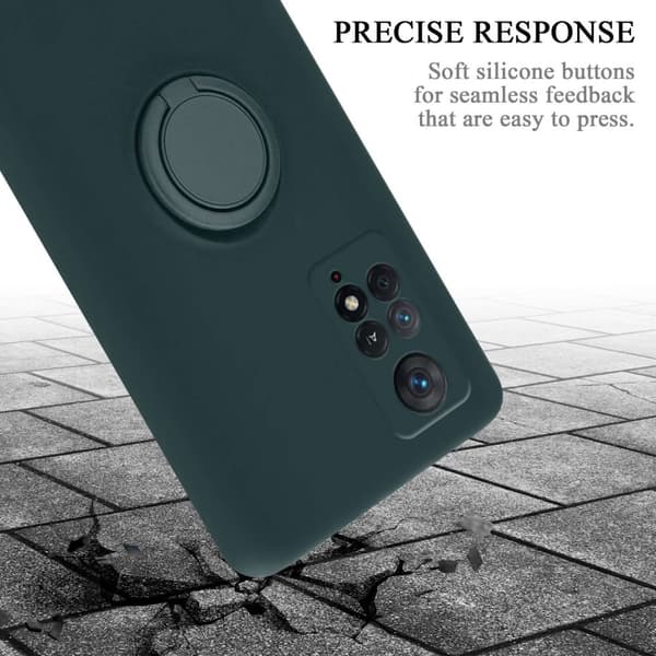 Xiaomi RedMi NOTE 11 PRO 4G / 5G Skal Fodral Mobilskydd av flexibelt TPU-silikon med ring Skyddsfodral Case Cover