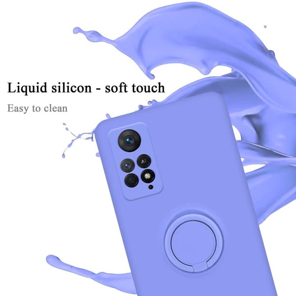Xiaomi RedMi NOTE 11 PRO 4G / 5G Skal Fodral Mobilskydd av flexibelt TPU-silikon med ring Skyddsfodral Case Cover