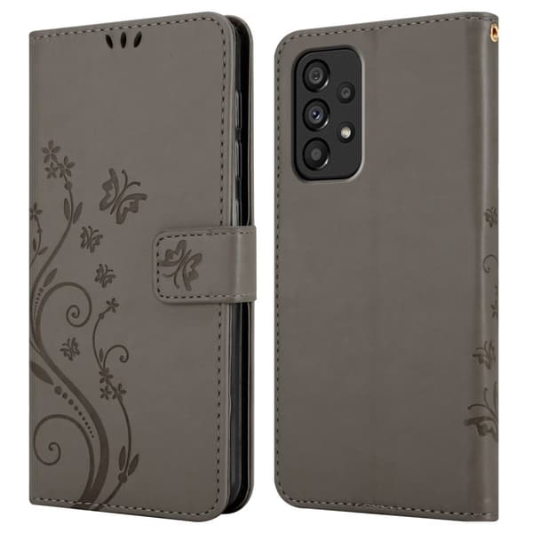 Samsung Galaxy A53 5G Pungetui Cover Blomster ()