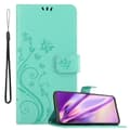Pikkukuva 1 / 7: Samsung Galaxy A53 5G Suojakotelo Suojakuori Lompakkokotelo Matkapuhelinkotelo Kukat jossa on magneettisuljenta, jalusta-toiminto ja korttipaikat