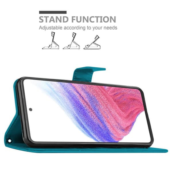 Samsung Galaxy A53 5G Pungetui Cover Blomster ()