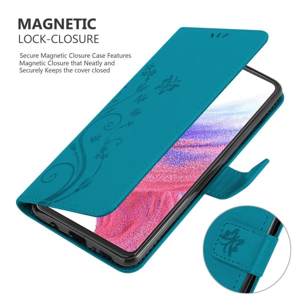 Samsung Galaxy A53 5G Pungetui Cover Blomster ()