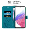Miniatyrbillede 2 af 7: Samsung Galaxy A53 5G Pungetui Cover Blomster ()