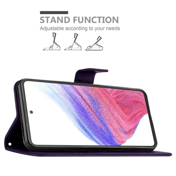 Samsung Galaxy A53 5G Pungetui Cover Blomster ()