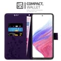 Miniatyrbillede 2 af 7: Samsung Galaxy A53 5G Pungetui Cover Blomster ()
