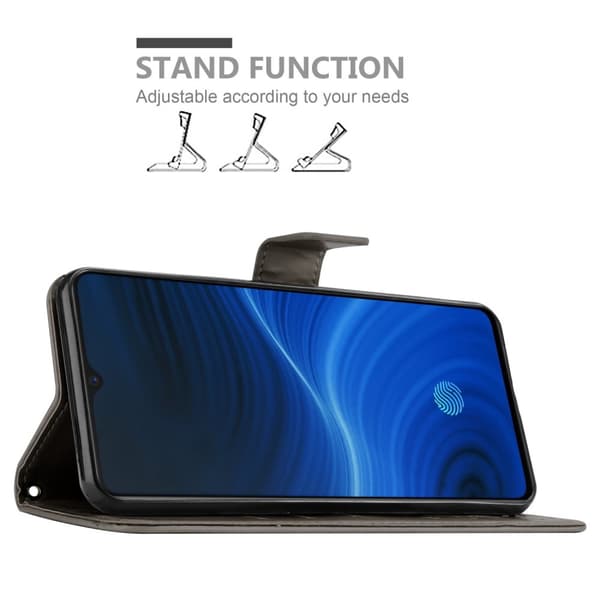 Realme X2 PRO / Oppo Reno Ace Suojakotelo Suojakuori Lompakkokotelo Matkapuhelinkotelo Kukat jossa on magneettisuljenta, jalusta-toiminto ja