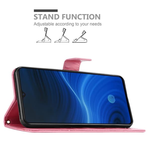Realme X2 PRO / Oppo Reno Ace Suojakotelo Suojakuori Lompakkokotelo Matkapuhelinkotelo Kukat jossa on magneettisuljenta, jalusta-toiminto ja