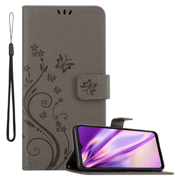 Samsung Galaxy A23 4G / 5G Skal Fodral i blomdesign Mobilskydd Case Cover med magnetisk stängning, ståfunktion och kortplatser