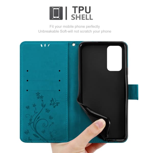 Samsung Galaxy A23 4G / 5G Pungetui Cover Blomster ()
