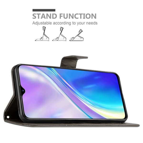 Realme X2 / XT / Oppo K5 Suojakotelo Suojakuori Lompakkokotelo Matkapuhelinkotelo Kukat jossa on magneettisuljenta, jalusta-toiminto ja korttipaikat