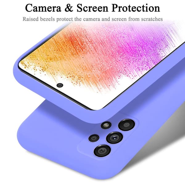 Samsung Galaxy A73 5G Suojakotelo Suojakuori valmistettu joustavasta TPU-silikonista