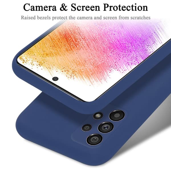Samsung Galaxy A73 5G Suojakotelo Suojakuori valmistettu joustavasta TPU-silikonista