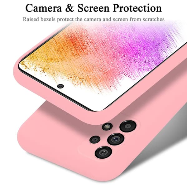 Samsung Galaxy A73 5G Suojakotelo Suojakuori valmistettu joustavasta TPU-silikonista