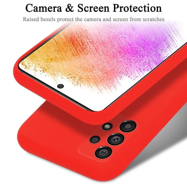 Samsung Galaxy A73 5G Suojakotelo Suojakuori valmistettu joustavasta TPU-silikonista