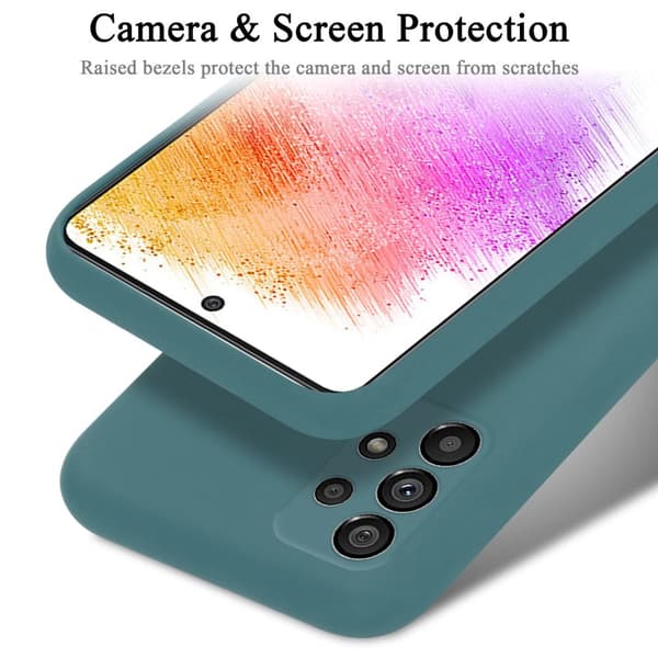 Samsung Galaxy A73 5G Suojakotelo Suojakuori valmistettu joustavasta TPU-silikonista