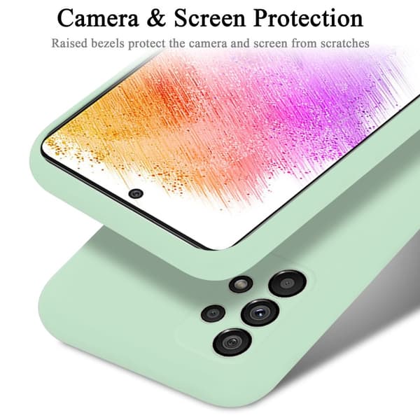 Samsung Galaxy A73 5G Suojakotelo Suojakuori valmistettu joustavasta TPU-silikonista