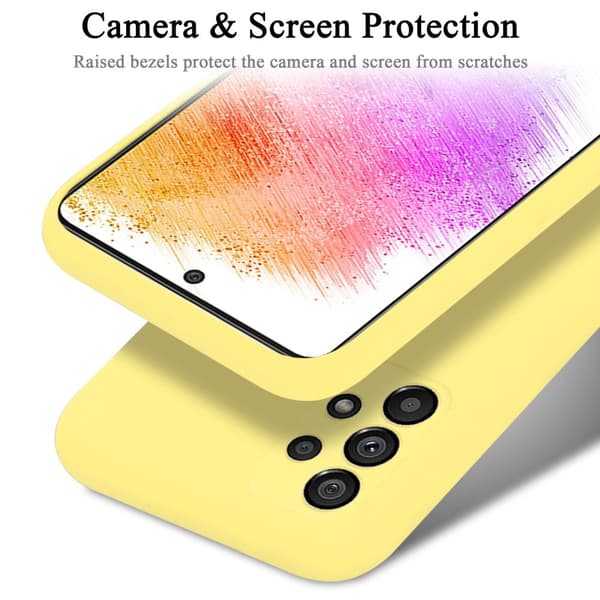 Samsung Galaxy A73 5G Suojakotelo Suojakuori valmistettu joustavasta TPU-silikonista